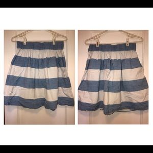 GAP Striped Denim skirt Size S